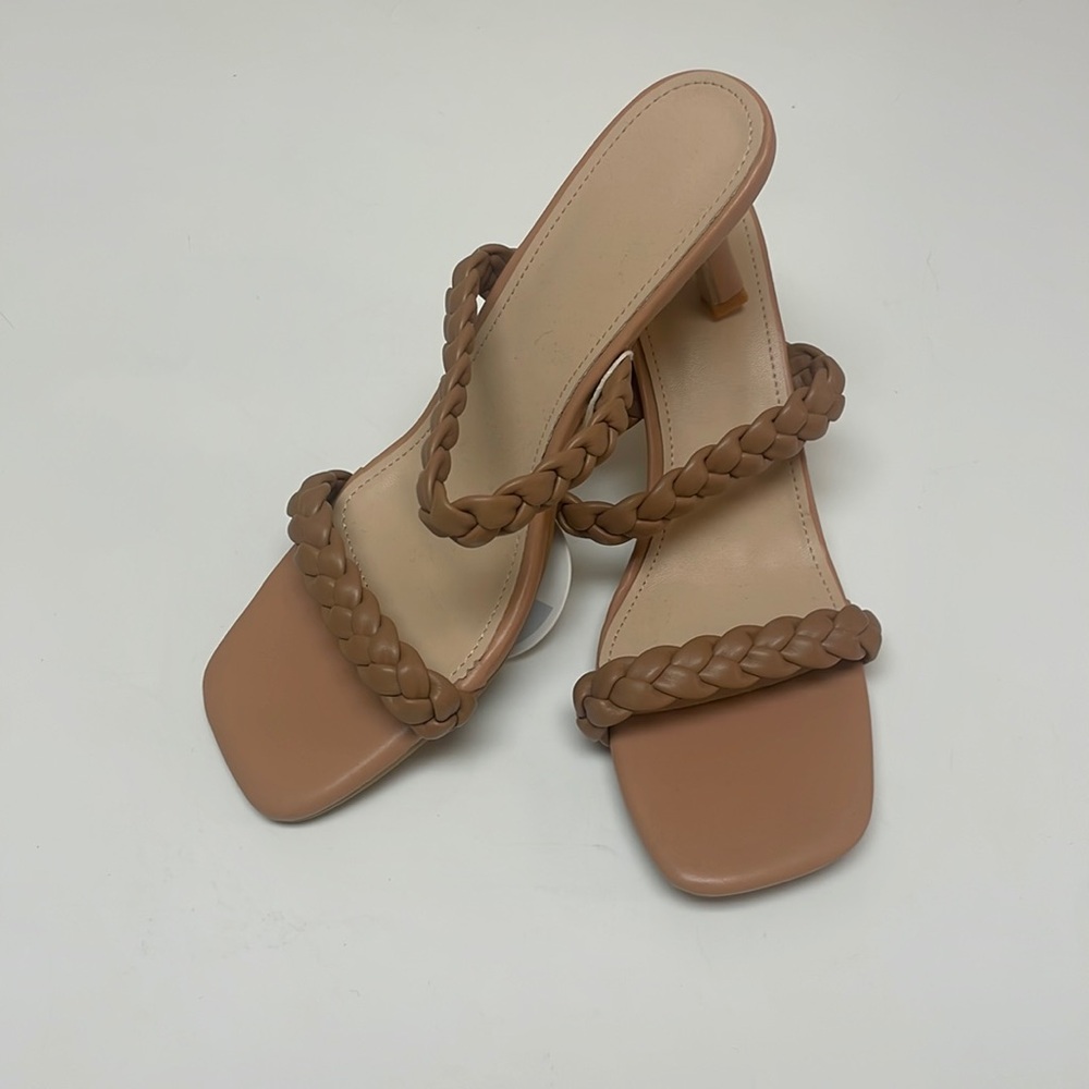 Woven Heeled Sandals